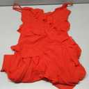 HOCILLE Women's Sexy V Neck Backless Bodycon Spaghetti Strap Elegant Ruffle Maxi Cocktail Party Dresses, Size S