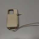 ZVE for iPhone 17 Case Wallet with Card Holder, Crossbody Phone Puese with Wrist Strap for Women 6.3" Beige