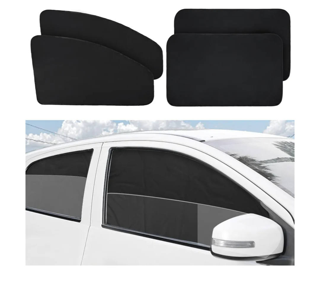 XCBYT Car Window Shades, Car Window Covers to Block UV and Heat, Window Shade for Bay in Car, Car Window Screen for Privacy Protection with Elastic Breathable Mesh for Camping Napping Dressing XCBYT Car Window Shades, Car Window Covers to Block UV and Heat, Window Shade for Bay in Car, Car Window Screen for Privacy Protection with Elastic Breathable Mesh for Camping Napping Dressing