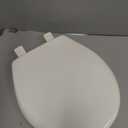 Bemis Aurora Slow Close Toilet Seat, Easy Clean Hinges and Adjustable Perfect Fit Plastic Seat, Made in USA, Round, Biscuit