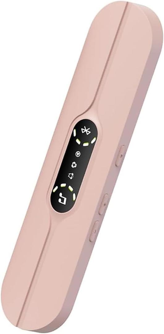 Under-Pillow Speaker for Sleeping - Mini Portable Wireless Bluetooth Bone, with White Noise & Timer | Supports TF Card, Suitable for Side Sleepers and Sleep Difficulties (Pink)