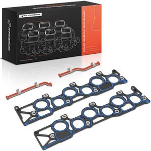 A-Premium Lower Engine Intake Manifold Gasket Set Compatible with Ford Ford F-150 1998-2003, F-150 Heritage 2004, E-150 E-250 2003, E-150 Econoline Club Wagon, Mustang, Freestar & Mercury Monterey