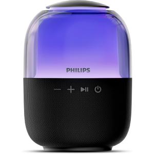 Philips S2108 Portable Bluetooth Speaker, 5W RMS, 7H Playtime, TWS Stereo Pairing, LED Light Effects, USB-C Charging  Punchy bass, Compact Wireless Speaker for Home, Outdoor, Travel