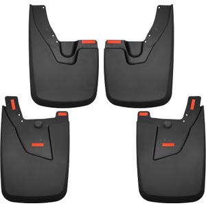 Husky Liners Custom Mud Guards | Fits 2019-2024 Ram 2500 & 3500 w/OEM (Excludes Power Wagon/Excludes Dually) | Front & Rear Set, 4-pc Black - 58056