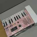 POGOLAB MK-2 37 Keys Kids Keyboard Piano, Portable Small Keyboard with 40 Songs, 200 Sounds, with MIDI Function, LED Display & Dual Speakers, Compact Mini Music Piano for Kids/Beginners (Pink)