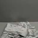 Ruisita 120 Inches Round Satin Tablecloths Silver Overlay Round Satin Table Cover Bright Silk Tablecloth Smooth Fabric Tablecloth for Wedding Banquet Table Decoration