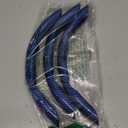 3 Pcs Universal Blue Carbon Fiber Style Segmented Car Steering Wheel Covers