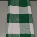 Christmas Outdoor Mat Buffalo Plaid Christmas Decor Rug Cotton Hand-Woven Layered Door Mats Washable Carpet for Front Porch, Kitchen, Farmhouse, Entryway (3' x 5' (Rectangular))