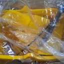 35Qt Commercial Mop Bucket with Side Press Wringer on Wheels Yellow