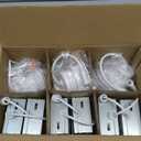 3 Inch LED Recessed Lights, Dimmable Gimbal Lights with Night Light, 360 Rotation, 8W+3W, Canless, ETL Certified, Perfect for Soffit, Kitchens, Hallways, and Indoor Use, White, 6 Pack