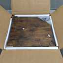 Tajsoon Corner Shelf Stand, 3 Tier Industrial Corner Shelves, Multipurpose Standing Display Shelf, Corner Shelving Unit for Bedroom, Living Room, Office, Kitchen, Rustic Brown