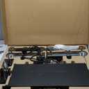 Phenyx Pro Wireless Microphone System, 4-Channel UHF Wireless Mic Set with Handheld/Bodypack/Headset/Lapel Mics, Fixed Frequency Metal Cordless Microphone for Church,Singing,DJ(PTU-5000-2H2B)