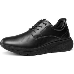 Bruno Marc Men's Casual Dress Sneakers Shoes, All-Day Comfort Cushioning Walking Breathable Lightweight Oxfords MaxFlex ActiveMetro (Black, S)