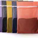 10Pcs Sturdy Mesh Laundry Bags for Delicates, Lingerie, Bras, Travel and Organzie - 5 Color(14x20 Inch)