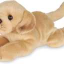 Bearington Lil' Tanner Stuffed Dog Plush Labrador Toys for Kids - 8" Realistic Yellow Lab Stuffed Animals Puppy Plushies with Soft Fur - Lifelike and Cuddly Labrador Plush Gift for Kids and Loved Ones