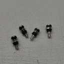 Riseuvo 4 Pcs TR416 Metal Clamp-in Tire Valve Stems - High Pressure Tubeless Valves for 0.453" & 0.625" Rim Holes, Fit Cars, Trucks, Trailers & ATVs