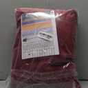 BGment Red Velvet Curtains 102 Inches Long for Living Room, Thermal Insulated Room Darkening Curtains Drapes Window Treatment with Back Tab and Rod Pocket, Set of 2 Panels, 52 x 102 Inch