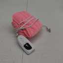 Deepsoon Heating Pad, Electric Heating Pads for Back, Neck, Abdomen, Moist Heating Pad for Shoulder, Knee, Arms, Legs, Dry/ Moist Heat & Auto Shut Off, Christmas Gifts for Men and Women, BabyPink, 24x12 Inch