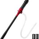 BOYISEN Battery Operated Liquid Transfer Pump, Electric Fuel Transfer Pump for Gas Cans & Barrels, 2.2 GPM Fast Flow, Flexible Hose, for Gasoline Diesel Kerosene Oil & Water