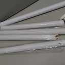 No Drilling Closet Rod, 27.5-74 Inches Hanging Closet Rod for Clothes, Closet Bar & Pole Heavy-duty, Closet Rods for Hanging Clothes For Closet Wardrobes Bathroom Laundry RV Curtains,White