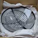 Gas One 22 in Outdoor Wood Burning Fire Pit with Mesh Lid and Fire Picker  Durable Alloy Steel Fire Pits for Outside  Small Fire Pit for Backyard, Porch, Deck, Camping, BBQ