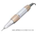 35000RPM Electric Nail Drill Pen, 5-Hole Connector Nail Drill Replacement Handle Handpiece, Manicure Pedicure Machine Polish Tool for Acrylic Nails, Low Noise Nail Art Tool for Salon and Home Use