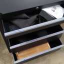 IDEALHOUSE Rolling Tool Chest, 5 Drawers Tool Storage Cabinet, Toolbox with Wheels, Portable Tool Cabinet Organizer with Locking System & Drawer Liners, Tool Storage Cart for Garage, Workshop, Black