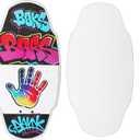35-inch Wooden Skimboard for Beginners and Adults | Surface with EVA Non-Slip Coating | Lightweight Beach Surfboard, Suitable for Kids and Teen