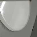 Durable Elongated Toilet Seat with Slow Soft Close - Easy to Install and Clean, Never Loosens - White, Fits Most Elongated Toilets