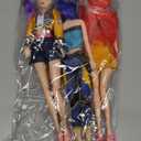 Kpop Demon Hunters Toys Dolls - Oilkas 11.8 inch Action Dolls Set,Includes Anime Style Waterproof Vinyl Stickers, Poseable Dolls with Movable Joints