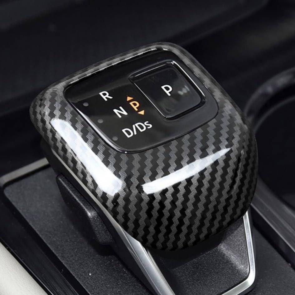 YINGTUU for Nissan Rogue 2021 2022 2023 2024 2025 Accessories Gear Shift Head Cap Cover - Carbon Fiber Pattern