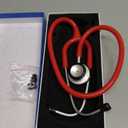 HCS Red Stethoscope, Classic Lightweight - Medical, Dual Head Stethoscopes for Nurses, Nursing School, Student Essentials, Work, Home - 22 inch Tubing