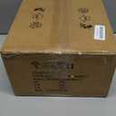 Modern Crystal Pendant Light in Black Mini Dimmable Integrated LED Light Fixtures Metal Rod Ceiling Black Gold Chandelier for Kitchen Island Bedroom Dining Room Bar(1-Lights)