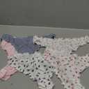 Women's 5pack Cute Panties Floral Print Low Rise Frilly Panties Coquette Underwear Set, Size M