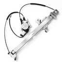 Window Regulator Front Left Driver Side fits for 1992-2014 Ford E150 E250 E350 Econoline & Club Wagon Super Duty,W/Motor[2 Pins] - Replaces 741-586