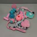 XIUGOAL Pink Puppy Toys for Boredom - 23 Pack Puppy Chew Toys for Teething, Interactive Dog Toys for Puppies, Cute Small Dog Toys with Treat Ball, Squeaky Dog Chew Toys and Ropes