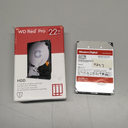 Western Digital 22TB WD Red Pro NAS Internal Hard Drive HDD - 7200 RPM, SATA 6 Gb/s, CMR, 512 MB Cache, 3.5" - WD221KFGX