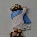 13" Jesus Plush, Jesus Stuffed Doll Plushie for Easter Christmas Church (Brown)