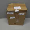 Yungyan 6 Set Valentine's Day Heart Vases Ceramics to Paint Ready to Paint Your Own Ceramic DIY Unpainted Plaster Paintable Kit Three Styles of Valentines Flower Vase with Brush Palette for Adults