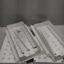 2 Pack Under Sink Organizer, 2 Tier Bathroom Cabinet Organizer with Sliding Basket, Multi-Purpose Under Sink Organizers and Storage for Bathroom Kitchen (White 2 Pack)