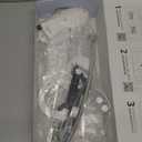 LUXE Bidet NEO 185 - Dual Nozzle, Self-Cleaning, Non-Electric Bidet Attachment for Toilet Seat, Adjustable Water Pressure, Rear & Feminine Wash (White)