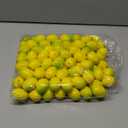 Amyhill 100 Pcs Mini Artificial Lemon Fake Fruit Faux Artificial Simulation Lemon Summer Realistic Kitchen Fruit Decor Lifelike Decoration for Home Kitchen Table, 1. 2 x 1. 8 Inch