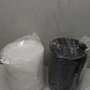 FULING 24 oz 50 ct Round Meal Prep Food Storage Containers with Lids To Go Plastic Lunch Plan Box Disposable Take Out Bowls Black BPA Free Reusable Durable Stackable Microwave Freezer Dishwasher Safe