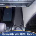 TOPINSTALL Front Center Console Tray Compatible with 2025 2026 Toyota Camry Accessories, Gear Shifter Right Side Console Organizer Inserts Storage Interior Accessories