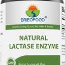Brieofood Lactase Enzyme Pills - 3000 FCC ALU - 360 Tablets - 360 Servings - Non-GMO, Gluten Free, Exp: 04/2027