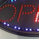 Neon Sign OPEN, AGPtek 19x10inch LED business open sign advertisement board Electric Display Sign, Two Modes Flashing & Steady light, for business, walls, window, shop, bar, hote