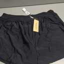 Ekouaer Women's 3" Board Shorts High Waisted Swim Shorts Swimsuit Bottoms Beach Shorts with Pockets (Black, XL)