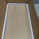 3-Tier Small Narrow Bamboo Side Table with Charging Station, Skinny Nightstand for Small Space, Slim Bedside Table with Storage for Couch, Wooden Thin End Table with USB Ports and Outlets, Natural (1 Pack)