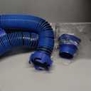 DUMPMAN 20 FT RV Sewer Hose Kit, Sewer Hose for RV Camper - Includes 2 Attachable 10 ft Sewer Hose with Swivel Fitting, 90 Degree Clear View Sewer Adapter, and 4 Storage Caps