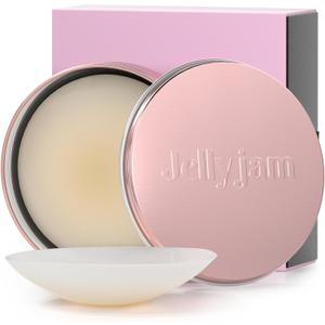 Jellyjam Nipple Petals Cover- Sticky Silicone Nipple Pasties for Girl, Women with Soft Pad, Storage Disc and Travel Case/Pack (Creme)